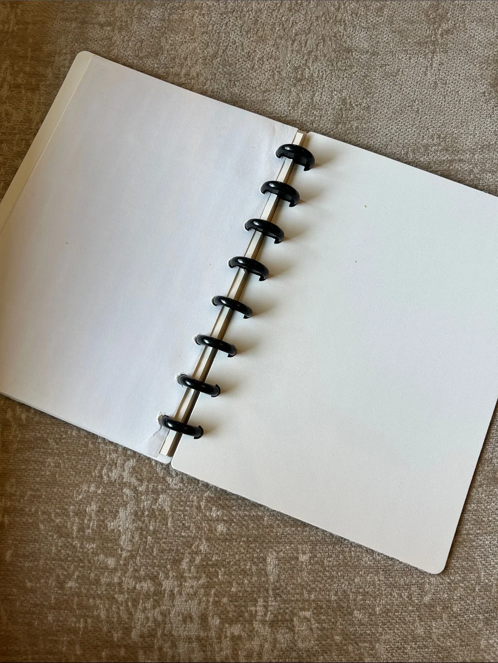Rose Gold Disc-Bound Notebook